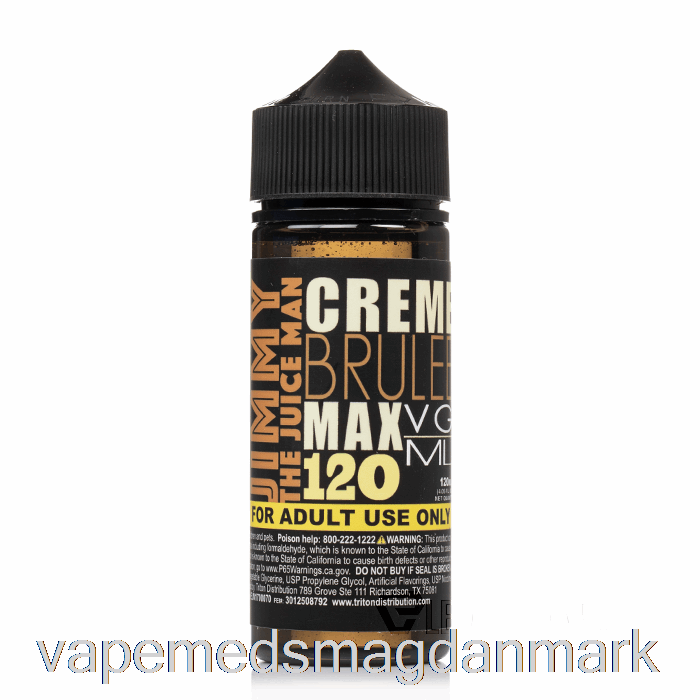 Vape Væske Creme Brulee - Jimmy The Juiceman - 120ml 3mg